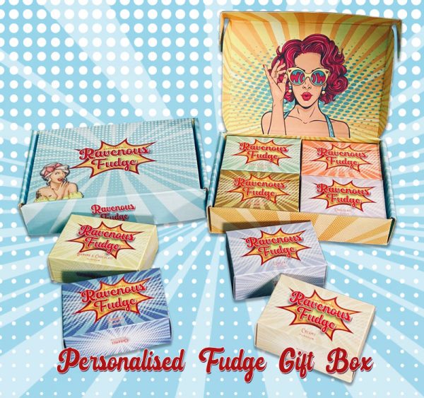 2 Personalised Fudge Gift Boxes - Pick and Choose