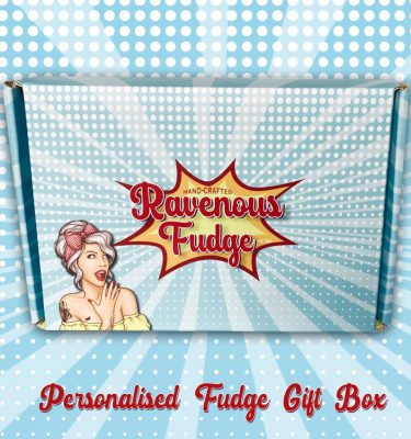 Personalised Fudge Gift Box 1 container with 4 boxes